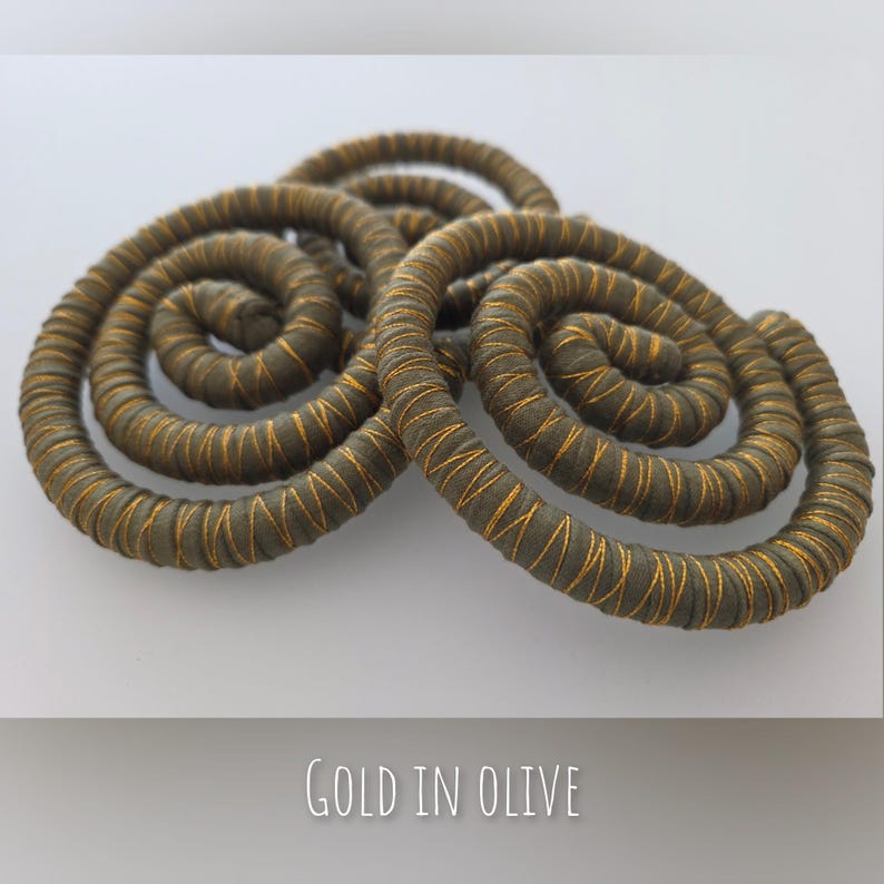 GREEN LOC TIE Bendable Dread Ties Dreadlock Accessories Loc Accessories Loc Jewelry Dreads Best way to tie dreads Spiral for dreads Loc Ties image 5