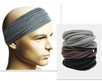 Men Headband Mens Hair Accessory Men Headwear Dreadlock Wrap Dreadlock Hairband Everyday Men Head Band Wide Hair Wrap Mens Headband Lot