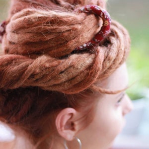 Dreadlocks Accessoires Dreads Haarschmuck Dread Wrap Burgund Paisley Locken Locken Locken Locken