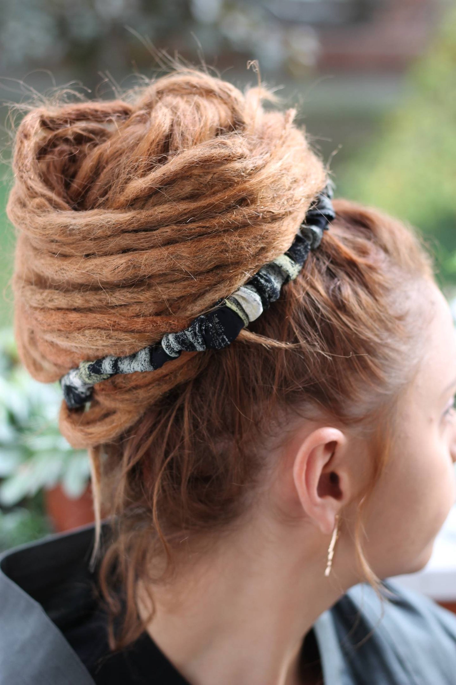 Dread Tie Dreadlock Accessory Hair Tie Bun Wrap Ponytail Wrap Etsy