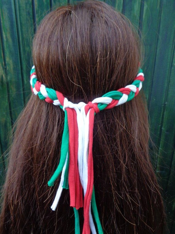Mexico Flag Headband - Great For Sports, Fitness, Working Out