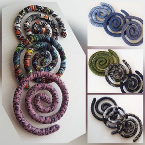 Colorful SPIRALOCKS Bendable Dread Ties Dreadlock Accessories Wired Dread Tie Dreads Locks Ties Best way to tie up dreads Spirals for dreads