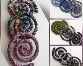 Bunte SPIRALOCKS Biegbare Dread-Krawatten Dreadlock-Zubehör Kabelgebundene Dread-Krawatte Dreadlocks-Krawatten Der beste Weg, Dreads zu binden. Spiralen für Dreads