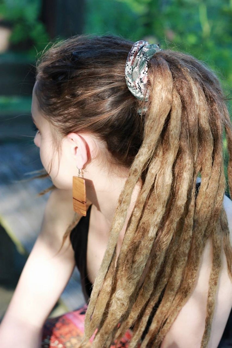 Earth Tones Earthy Bendable Dread Tie Dreadlock Accessories Bendable Hair  Tie Bun Wrap Ponytail Wrap Tie Long Hair Wrap Tie up Dreads 