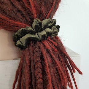 Dreadlock Hair Tie, Dreadlock Accessories, Large Scrunchie for Dreads, Thick Dread Ties, Dreads Hair Band, Velvet Hair Tie, Dread Elastic