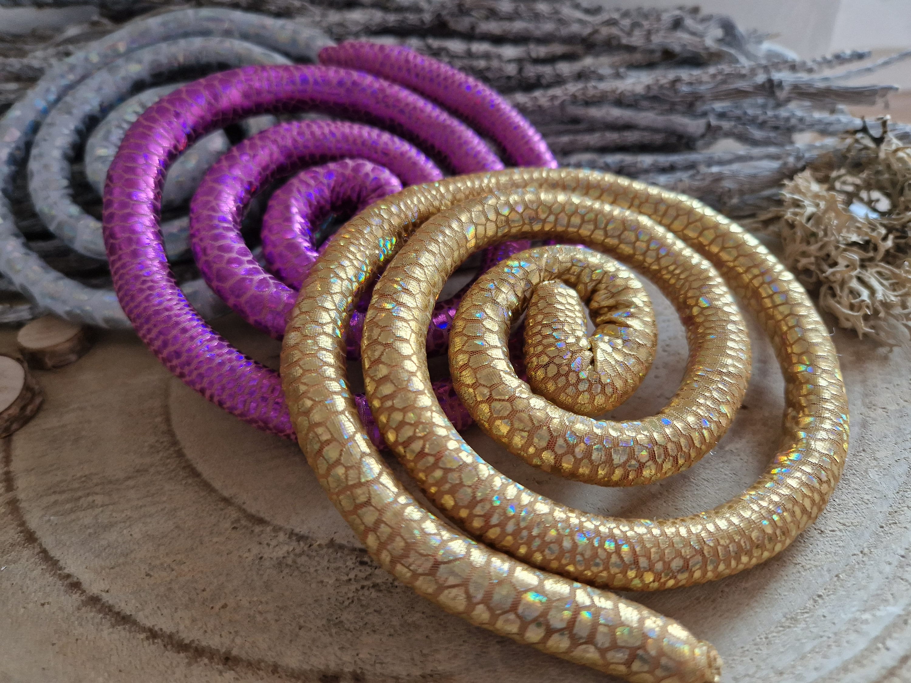 Loc Accessory Silver GOLD SILVER Loc Spiral Fancy Loc Ties Dread Ties Dreadlock Accessories ...