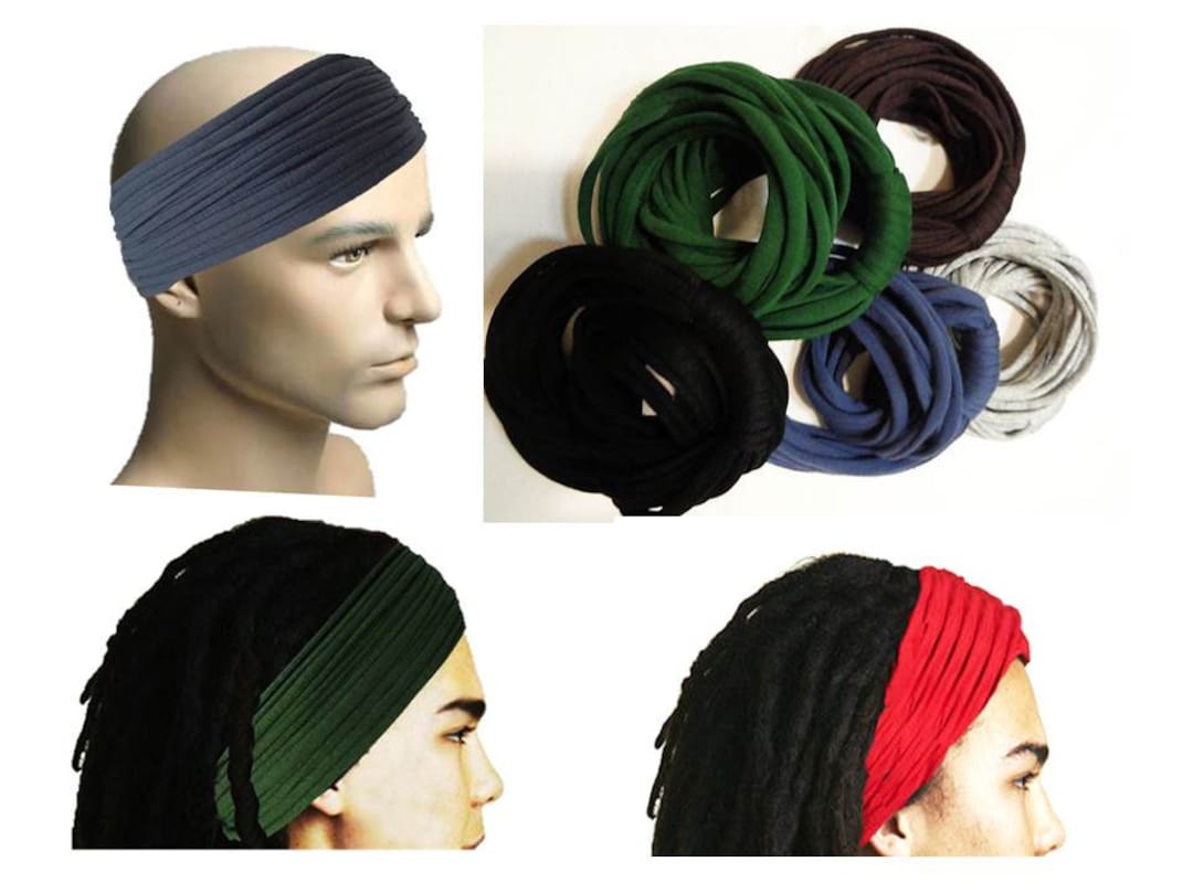 Dreadlocks Headband for Men Dreadlock Hair Wrap Tube Mens Etsy