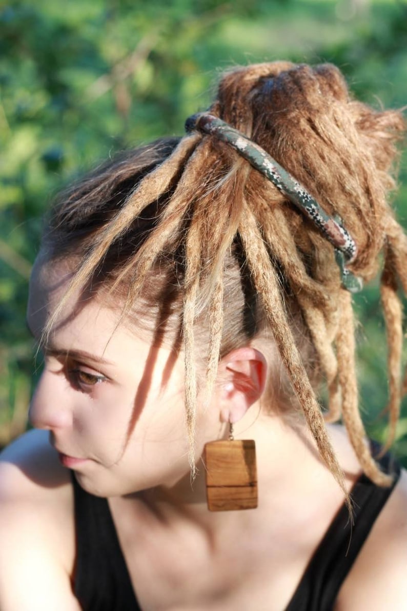 Earth Tones Earthy Bendable Dread Tie Dreadlock Accessories Bendable Hair  Tie Bun Wrap Ponytail Wrap Tie Long Hair Wrap Tie up Dreads 