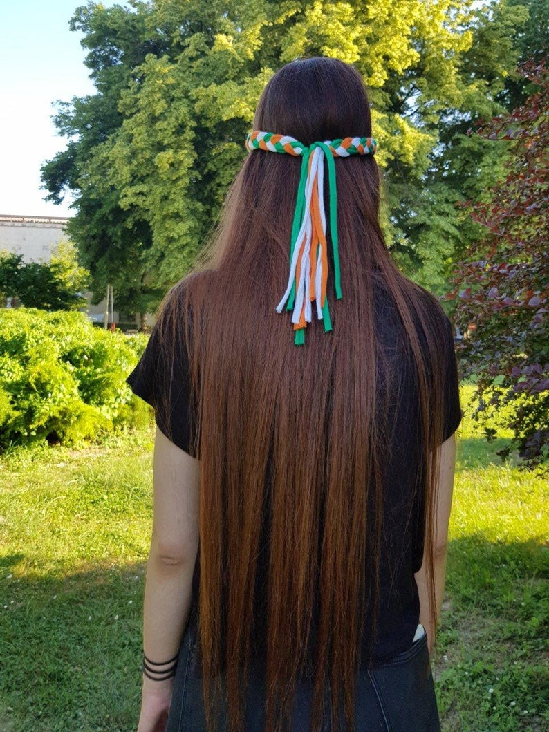 Girls Mens Irish Headband Sports Headband Braid Hairband St. Etsy New Zealand