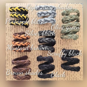 Extra long braid SPIRALOCK Bendable Dread Tie Up Dreads Wired Dread Tie Long dread wraps Black spiralocks Hair Tie Wired Headband Dreadband image 4