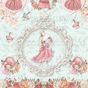 Scrapbook Paper Collection - Digital Printable Download - My Sweet Little Princess