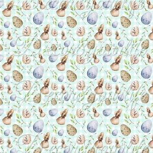 Yummy Easter Paper Collection. Digital Scrapbook Paper Kit. Easter Digital Downloads. Easter Paper Pack. Easter Scrapbooking. Downloadables.
