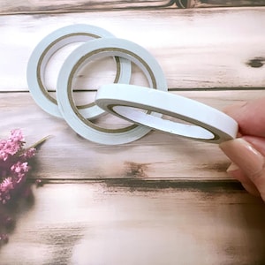 Double-Sided Craft Tape Set - 3 Rolls for Scrapbooking, Card Making, and Paper Crafts | .19 in Wide, 44.28 ft Total Length