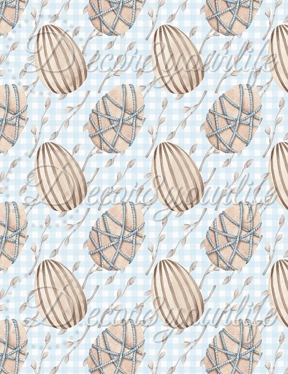 Easter Crafts Digital Scrapbook Paper Kit. Scrapbook Paper Pack ...