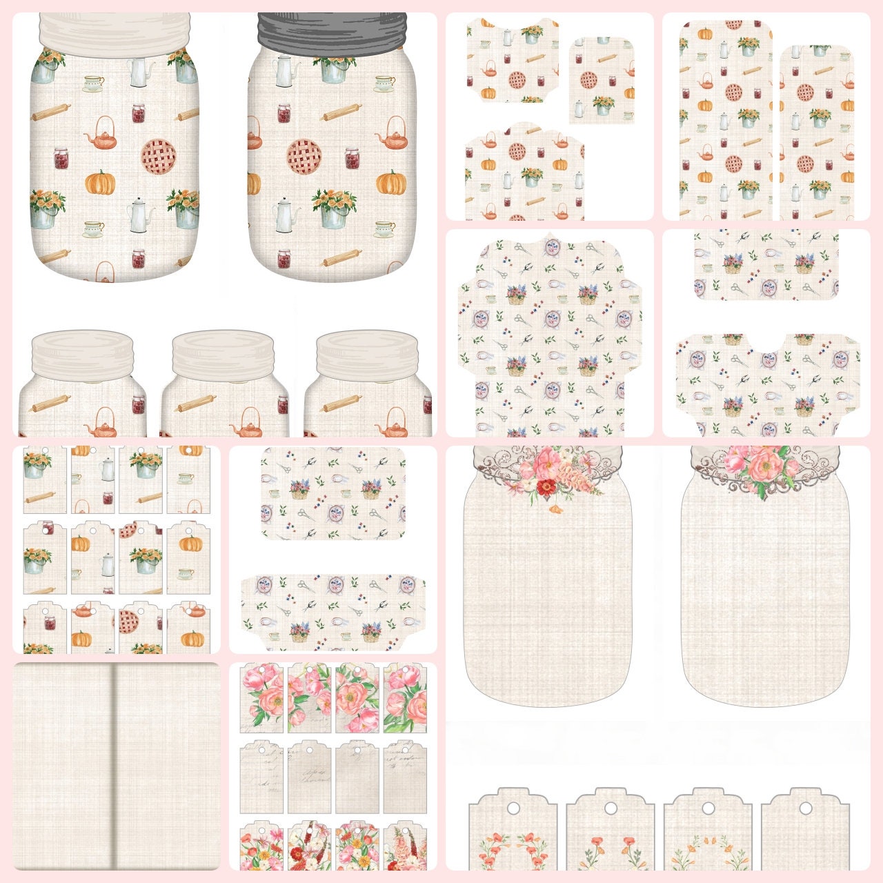 Vintage Ladies Home Journal Printable Junk Journal Kit, Digital ...