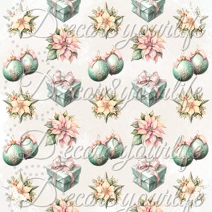 A Gingerbread Christmas Digital Paper Collection Instant Download