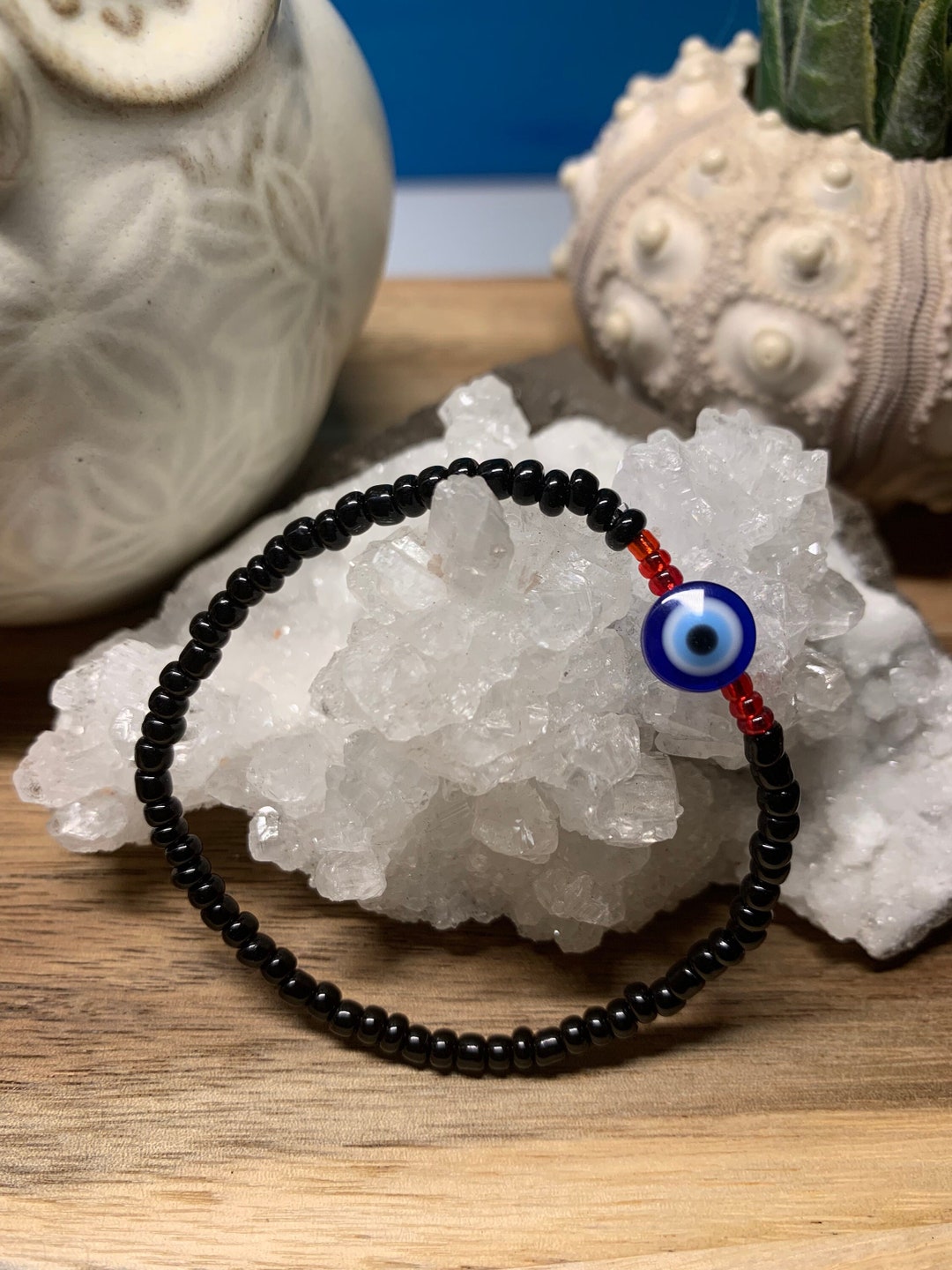 Evil Eye Protective Bracelet, Blue Evil Eye, Evil Eye Jewelry
