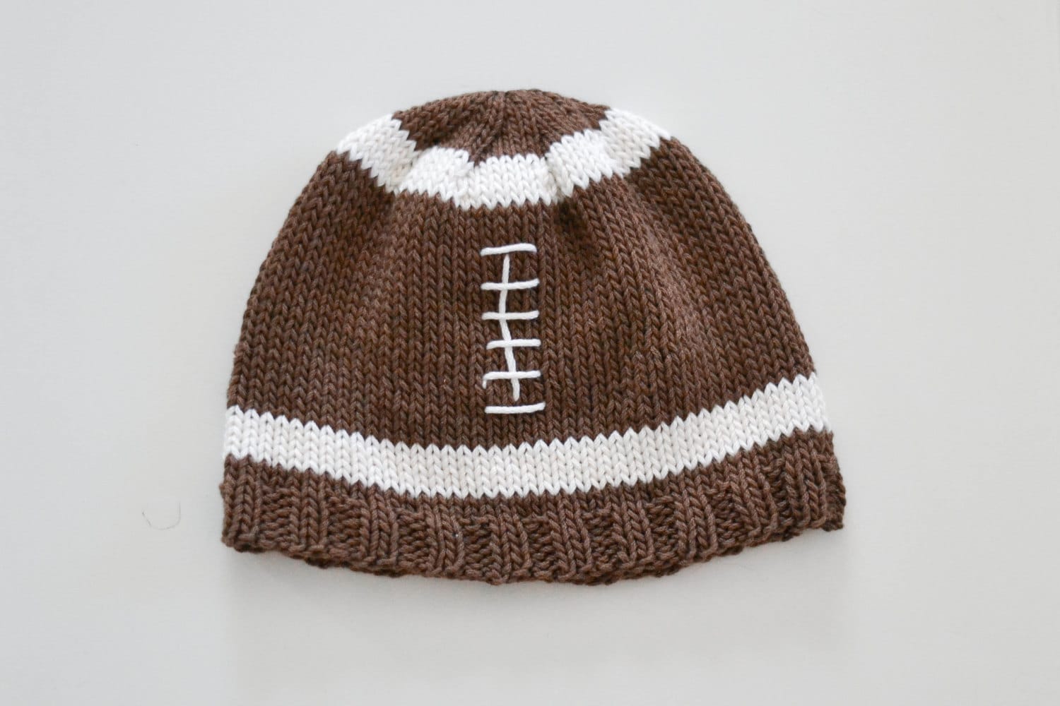 Knitting Pattern Football Baby Hat Knit Pattern Etsy