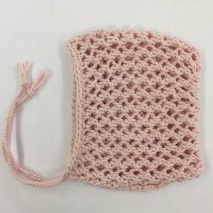 Knitting Pattern - Lacey Eyelet Baby Bonnet