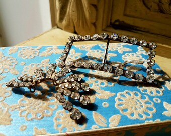 Acheter Demi-parure vintage or gris et rubis - MY TRIBE