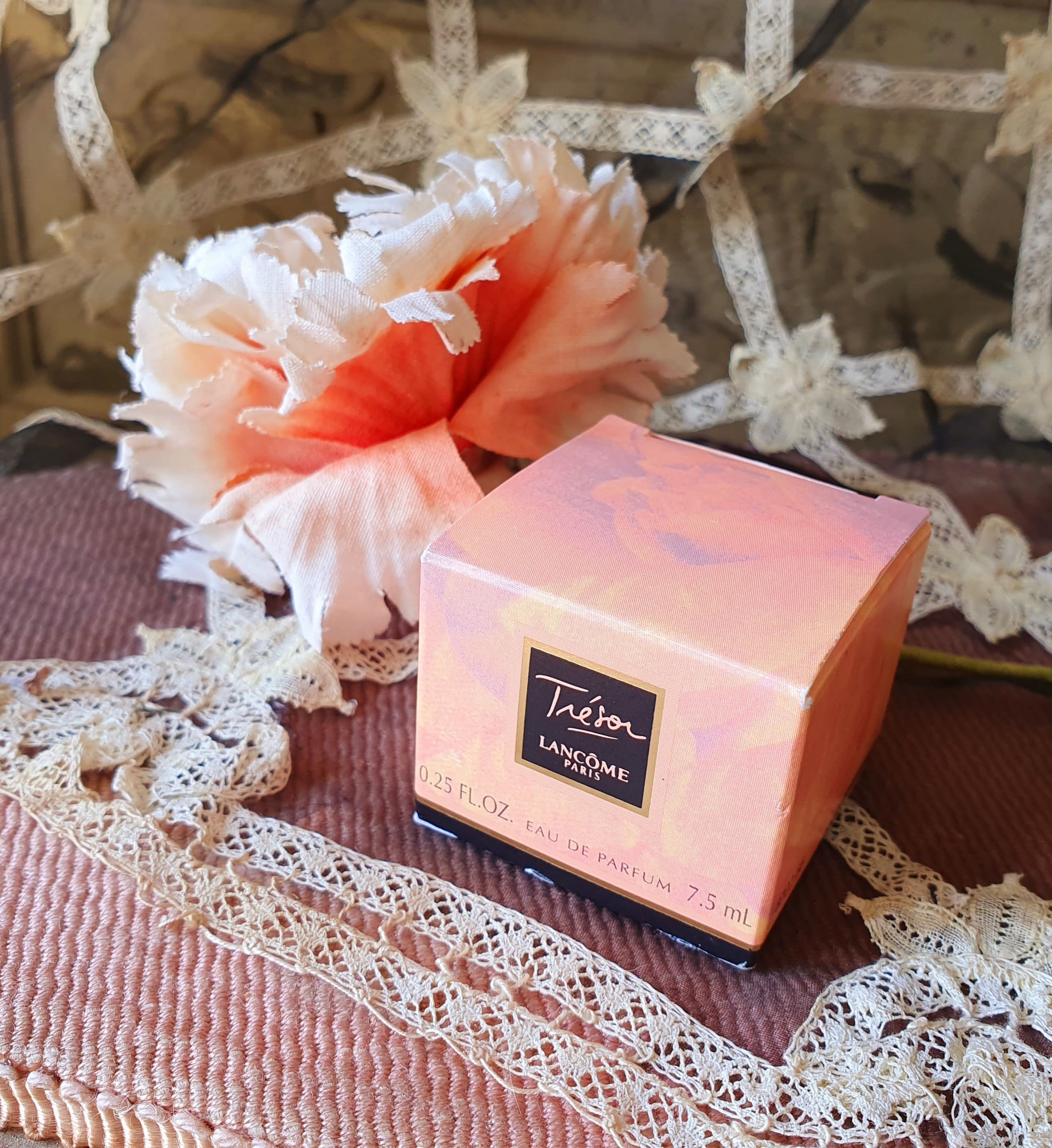 Exquisite Collectable Vintage French LANCÔME Trésor Miniature 7.5