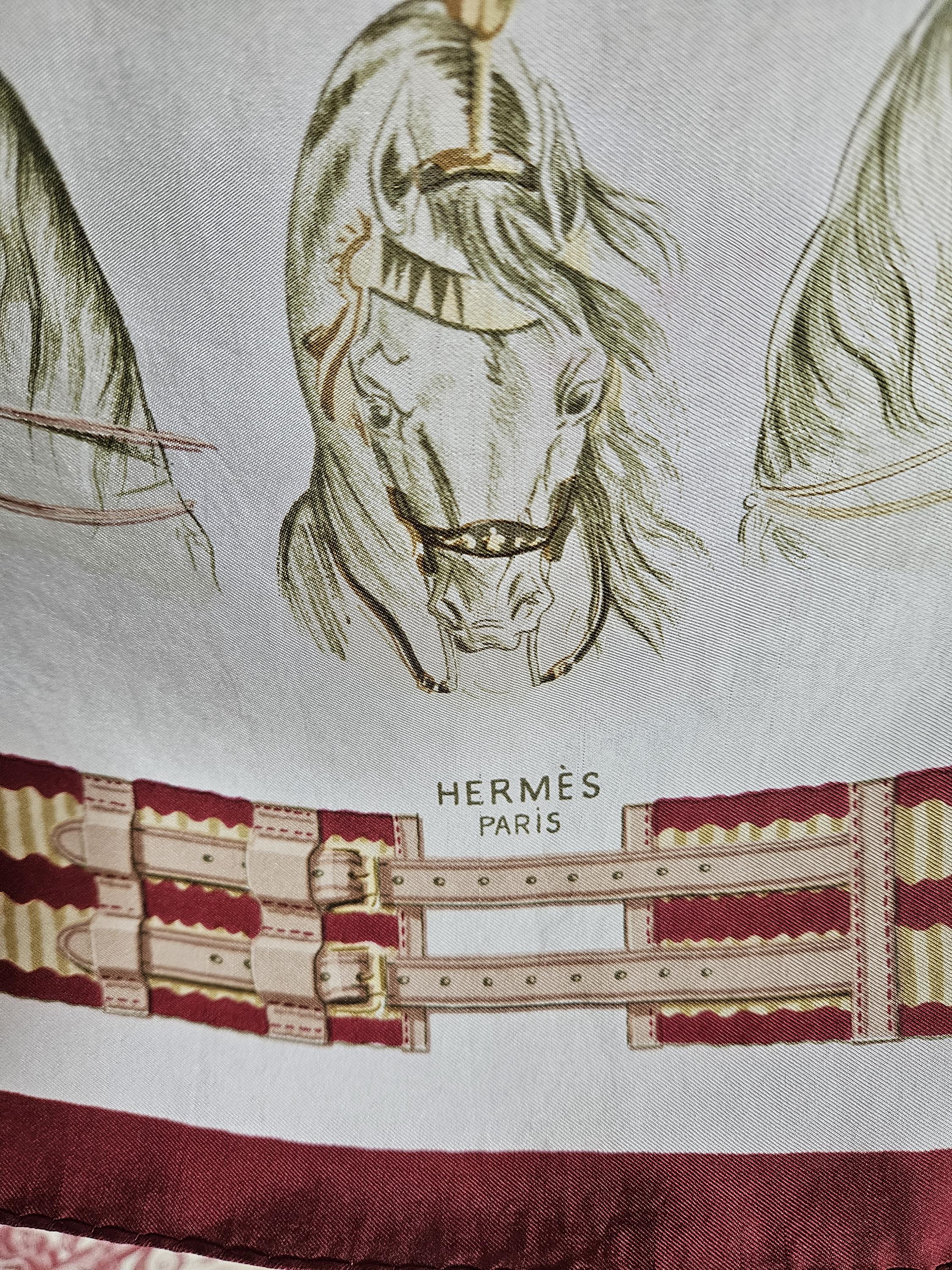 Authentic Original HERMÈS Vintage French Paris 'panache Et