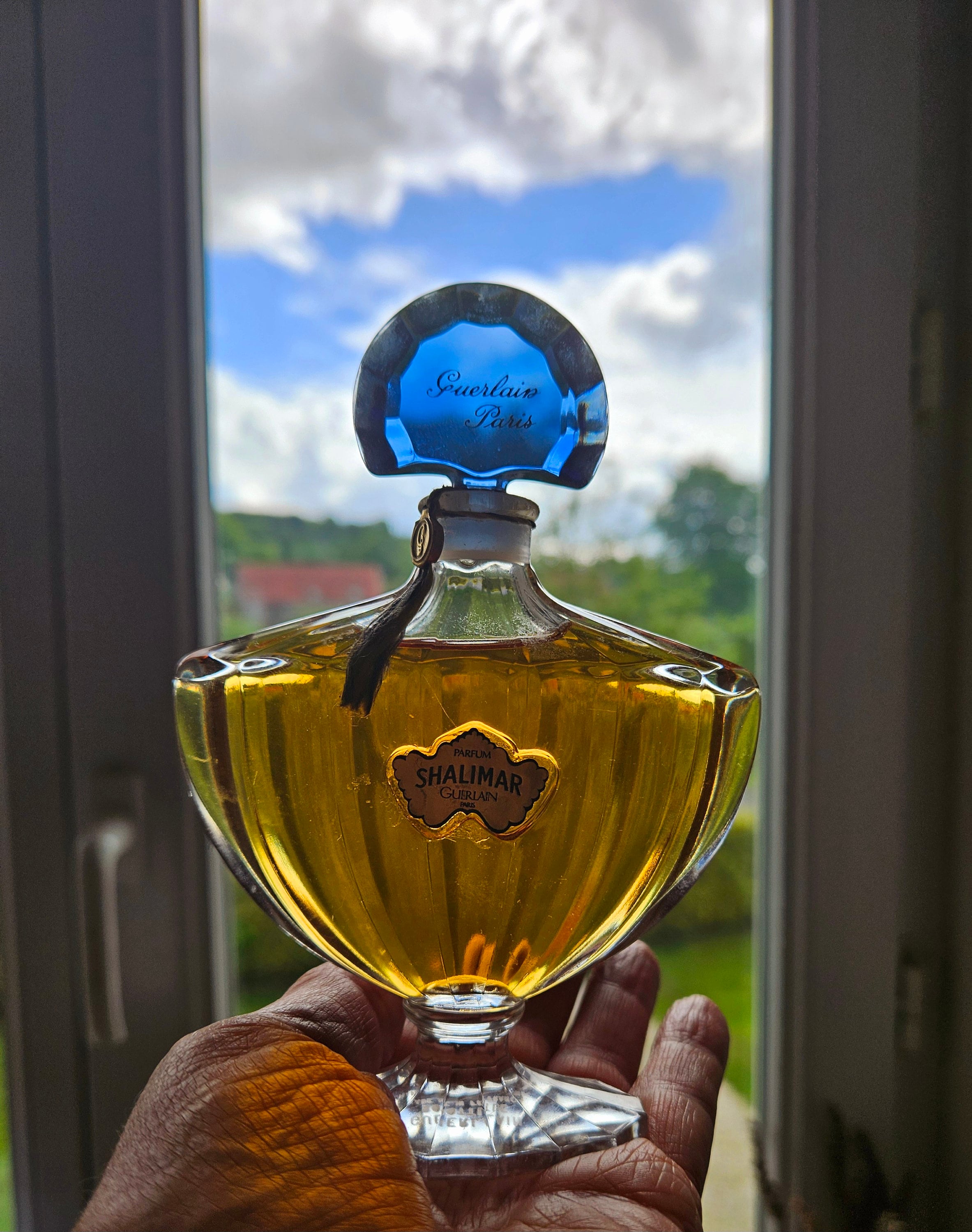 Rare Vintage French Baccarat Crystal Guerlain SHALIMAR Paris Eau