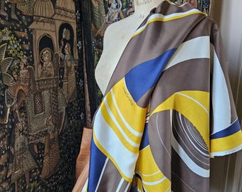 Magnifique Foulard Vintage Dolce & Gabbana En Soie - Imprimé Animal