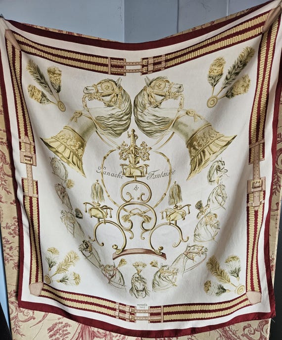 Authentic Original HERMÈS Vintage French Paris 'panache Et
