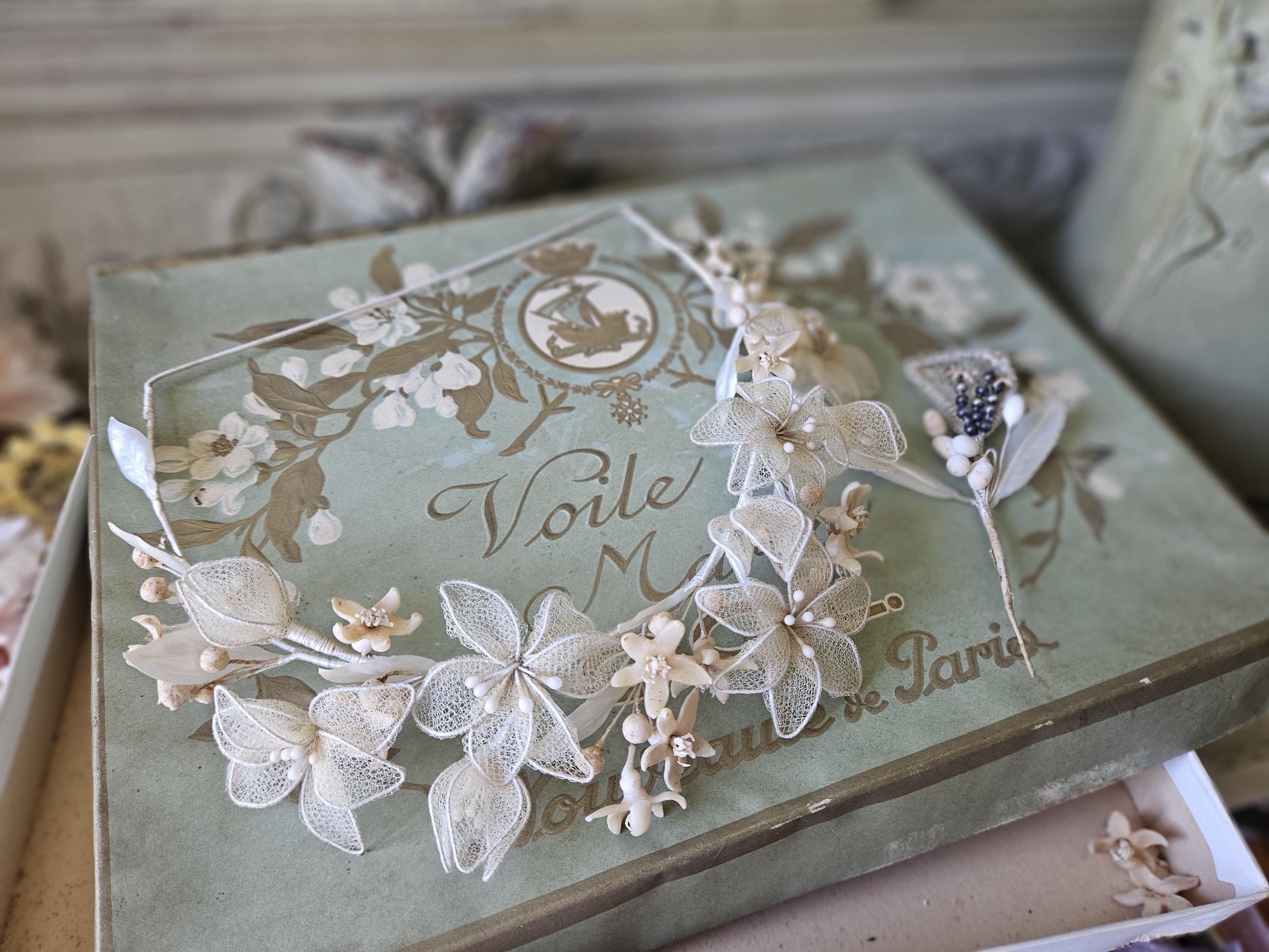 Antique Wax Orange Blossom Flowers - Etsy