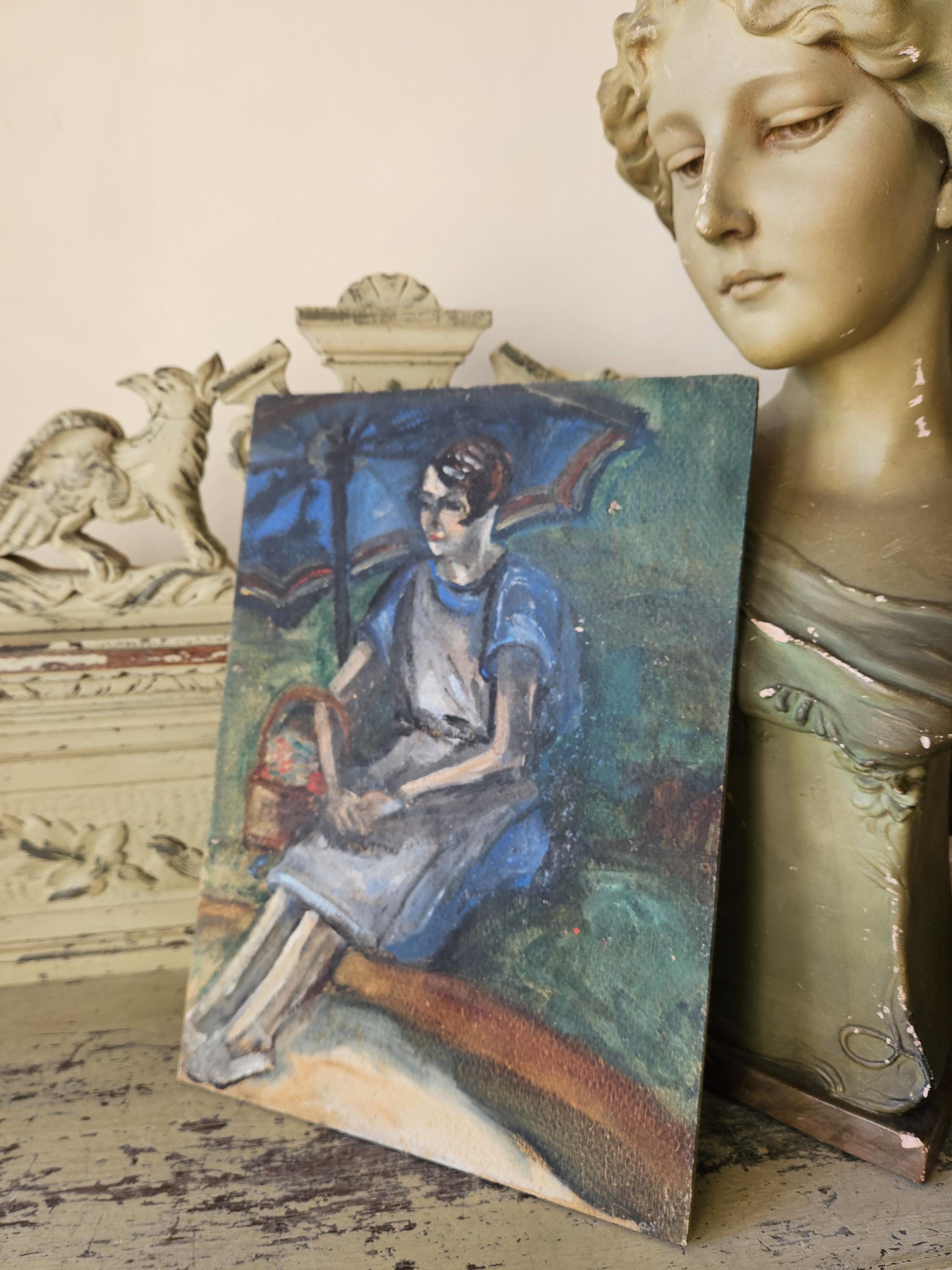 French brocante oil paintings - Etsy 日本