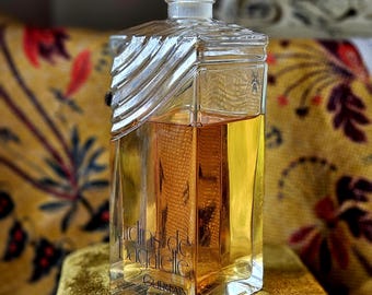 ENORME Raro Vintage GUERLAIN 8.5 fl.oz / 250 ml contenido parcial Eau de Toilette Jardins de Bagatelle Fragancia-Coleccionable Original PLUS 2/3rds