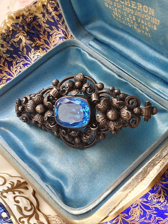 Rare Broche Ancienne Vintage Française - Métal - Bijou De Collection