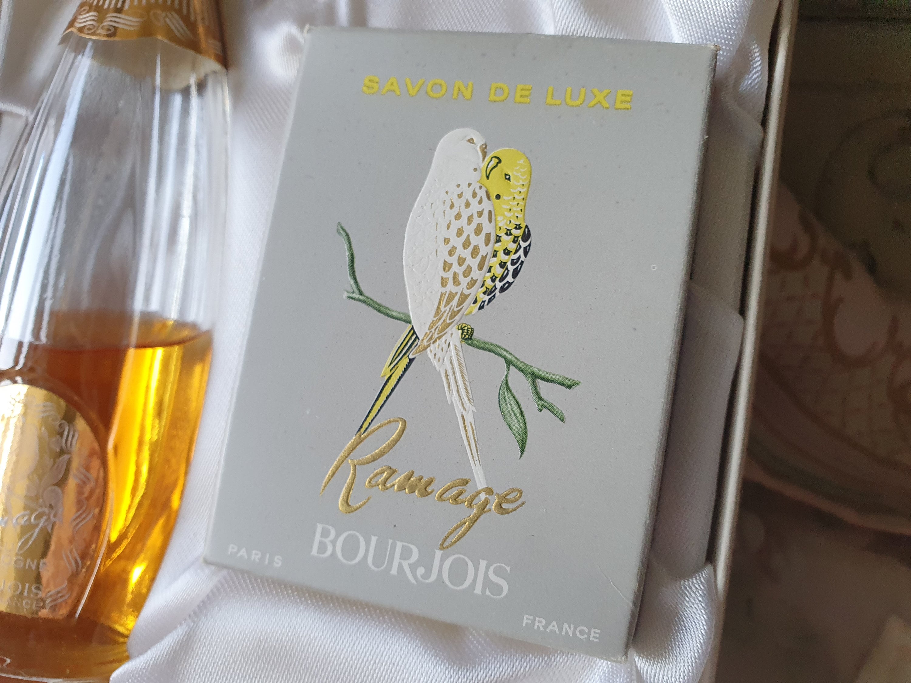 Rare Vintage French BOURJOIS Boxed Coffret Set RAMAGE Bourjois