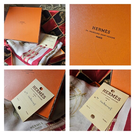 Authentic Original HERMÈS Vintage French Paris 'panache Et
