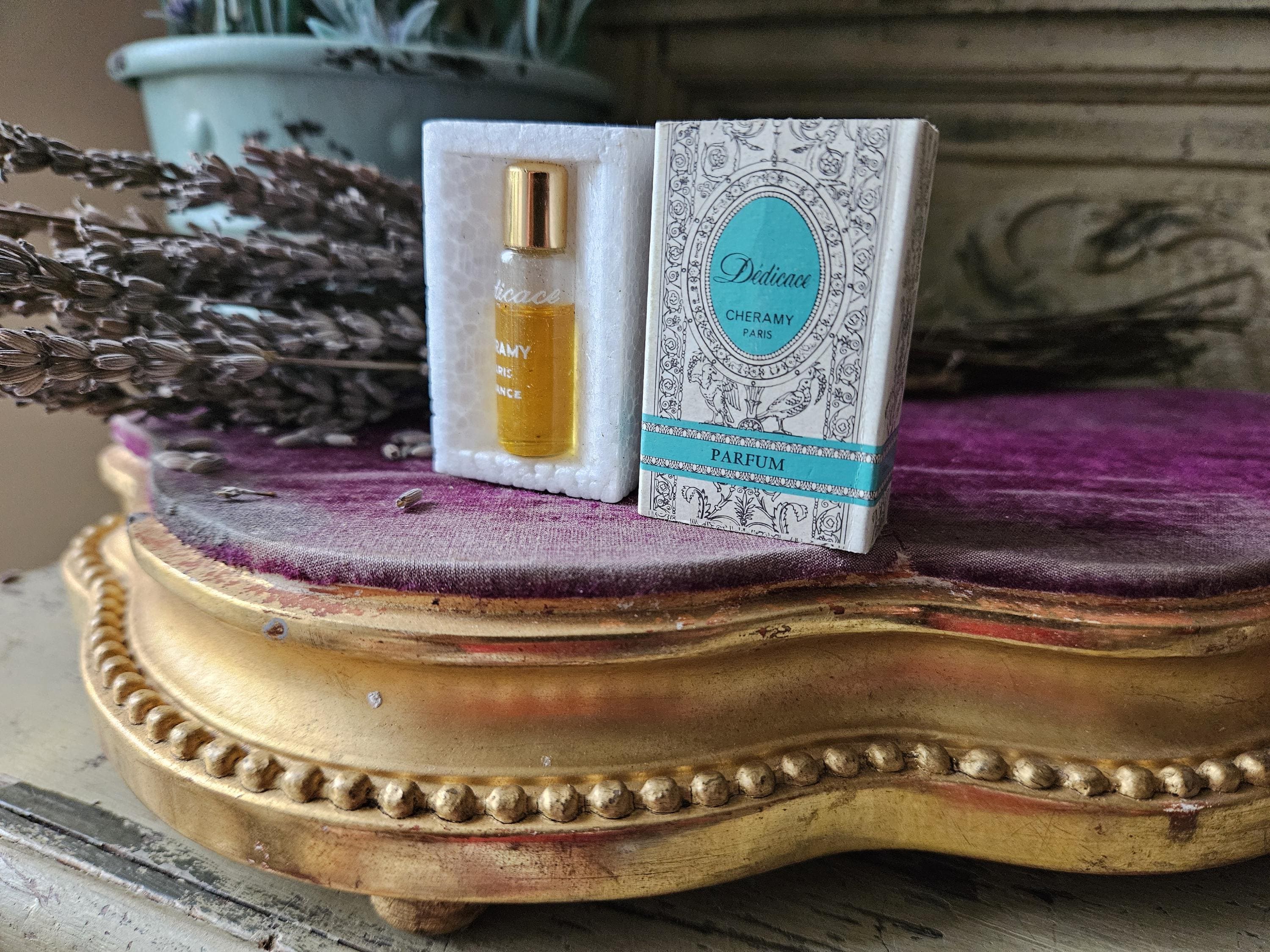 Rare Miniature Antique French CHERAMY Collectable DÉDICACE Eau De