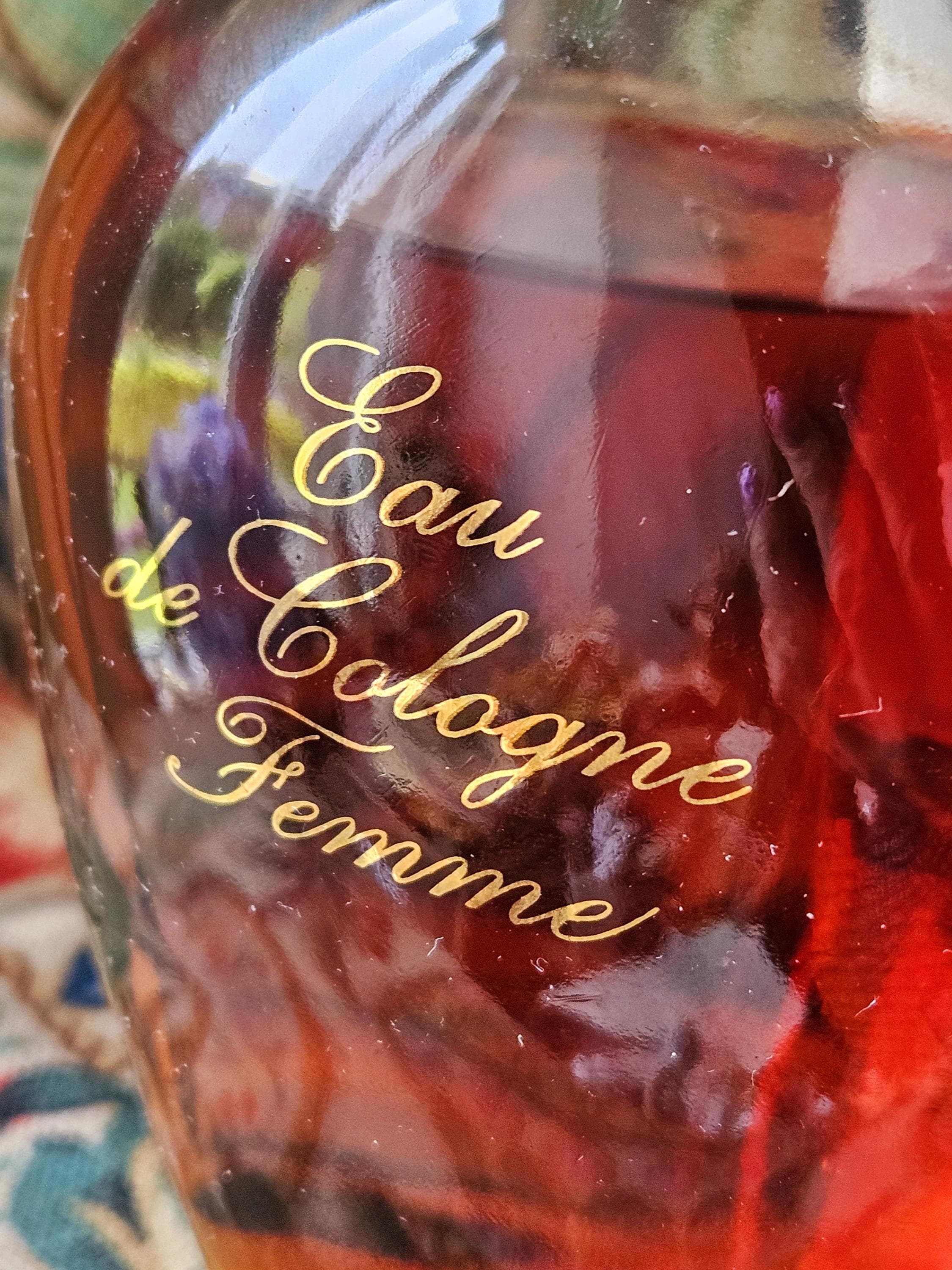 RARE Vintage French Marcel Rochas 'FEMME' Eau De Cologne-huge