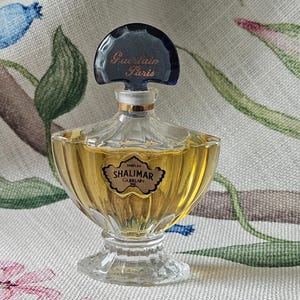Rare Vintage French FACTICE Guerlain SHALIMAR Paris Eau De Parfum Perfume Bottle-Exquisite Collectable-Boudoir Dummy Display-circa.1981-86
