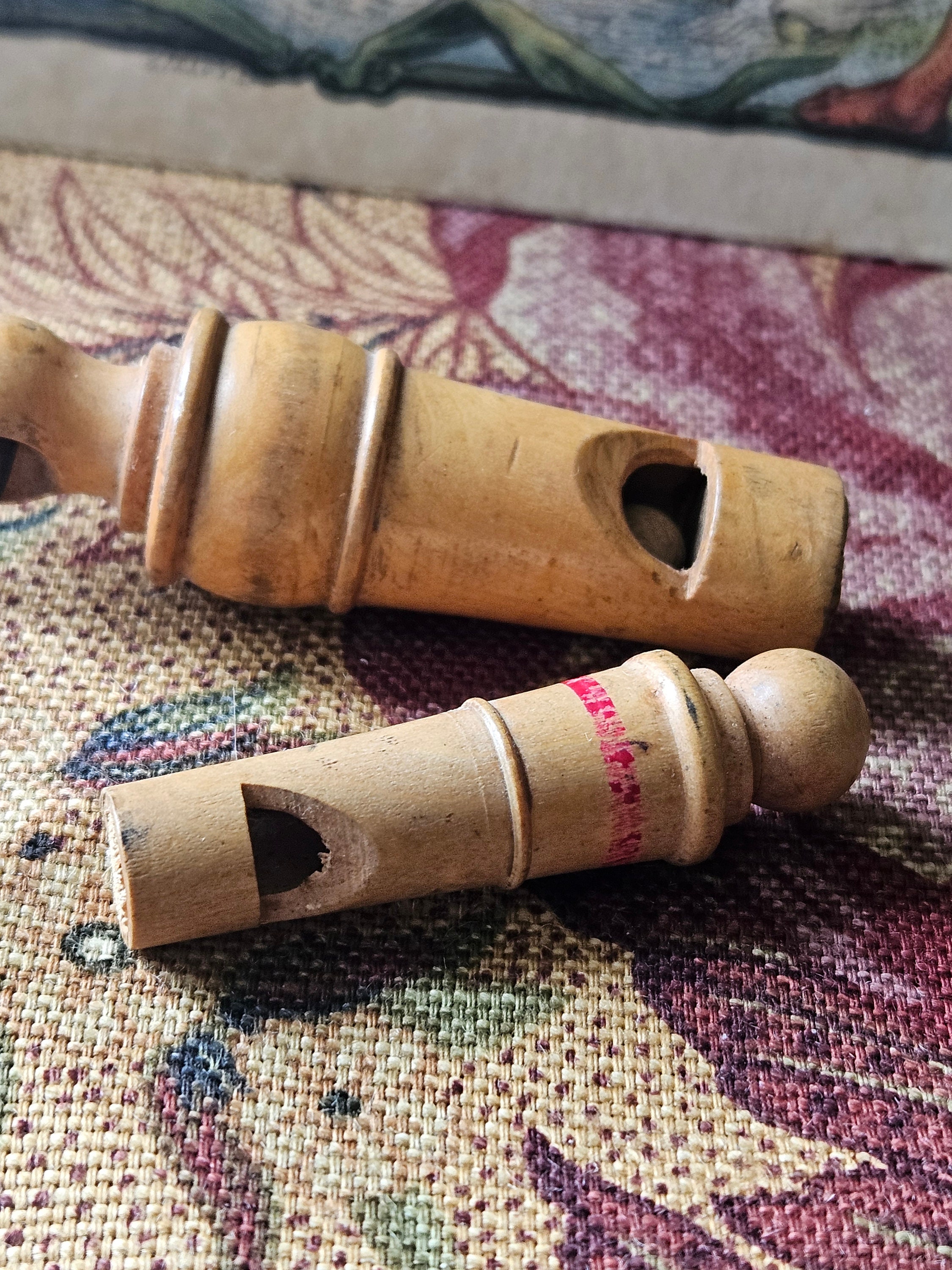ピーラー ECONOME IROX FRANCE ウッドハンドル ヴィンテージ Enchanting Rare Pair of 19thc Antique French Bamboo Whistles-fully