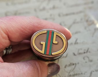 Perfume francés vintage GUCCI 1 Eau de Parfum coleccionable, rellenable, para bolso, en miniatura (actualmente vacío, apenas encontrado).