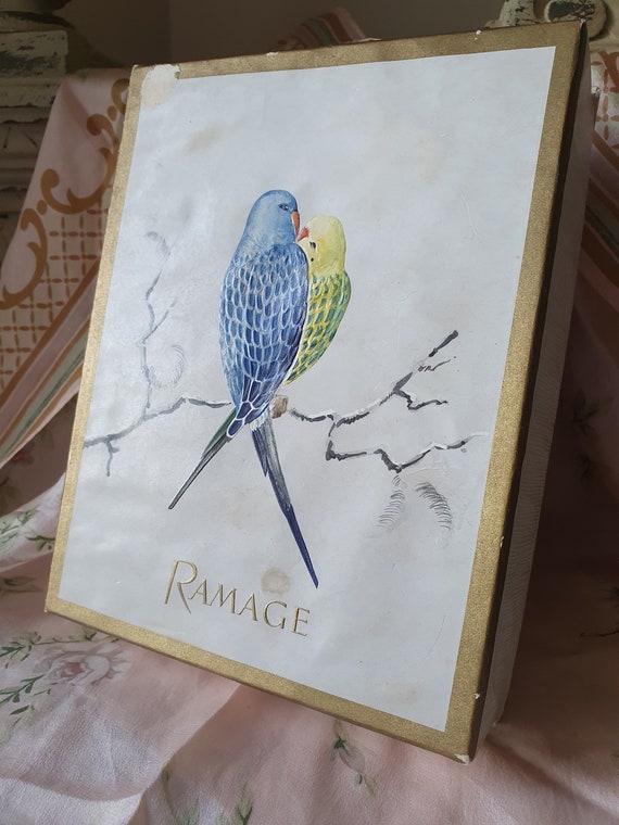 Rare Vintage French BOURJOIS Boxed Coffret Set RAMAGE Bourjois