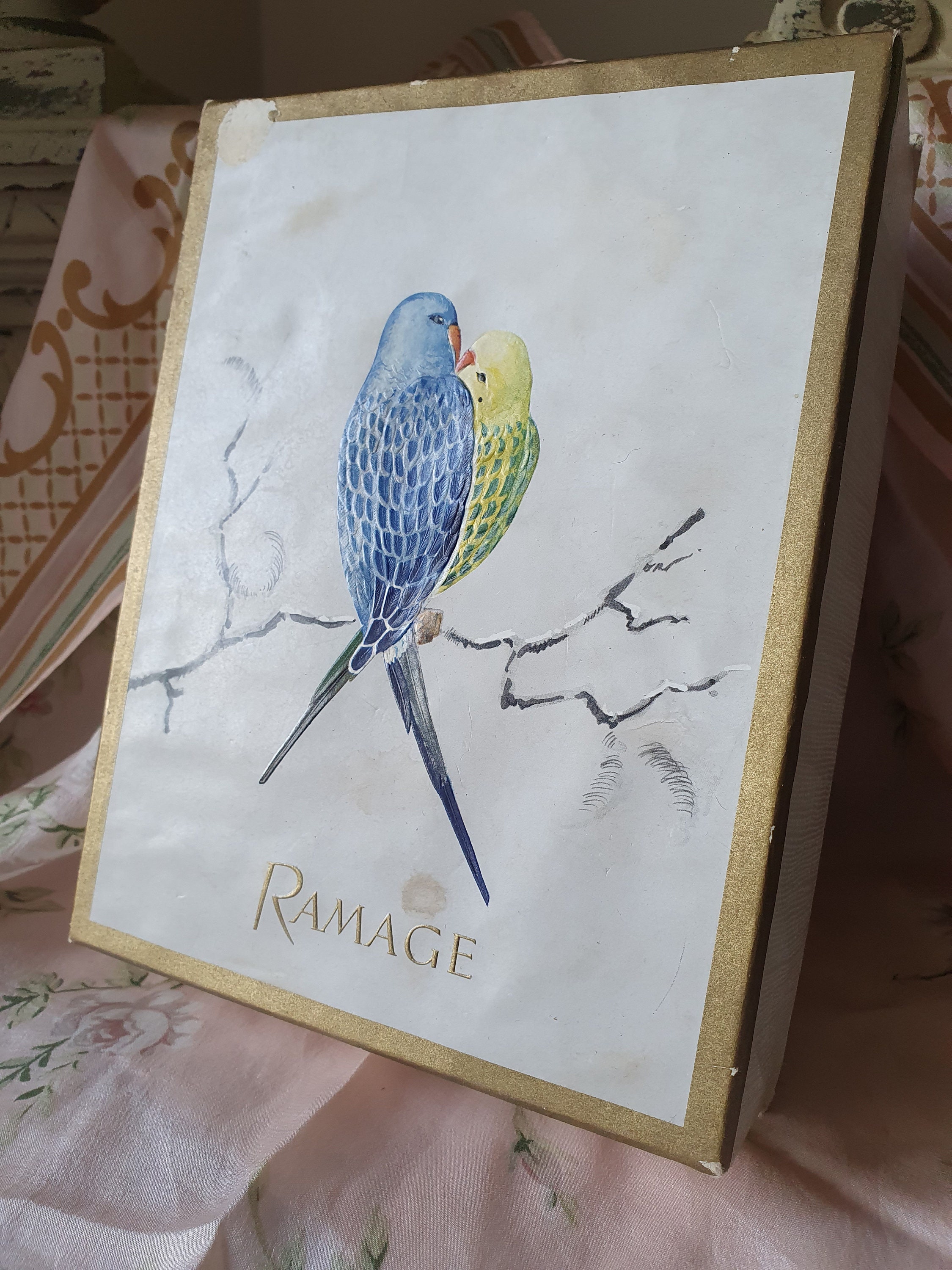 Rare Vintage French BOURJOIS Boxed Coffret Set RAMAGE Bourjois
