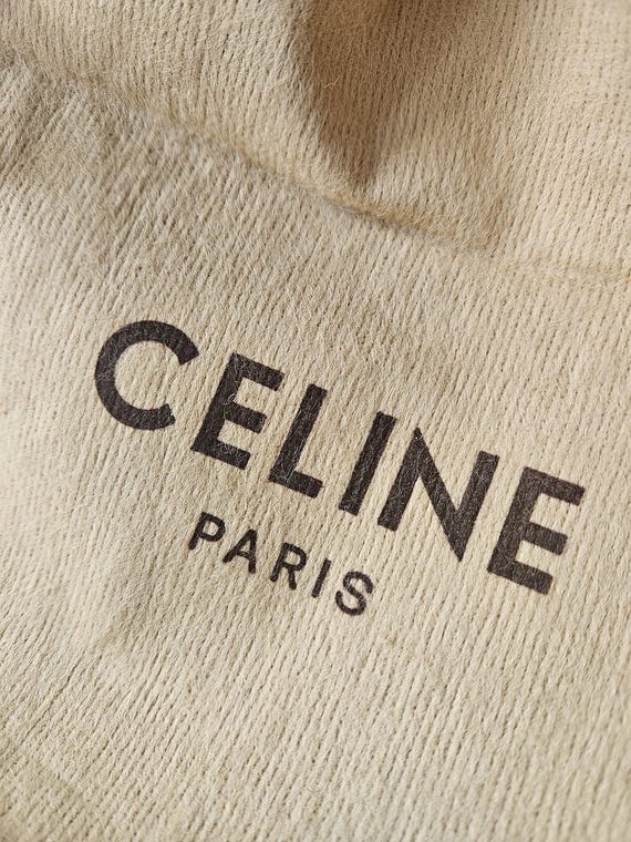 Authentic Vintage French CELINE Protective Drawstring Dustbag for