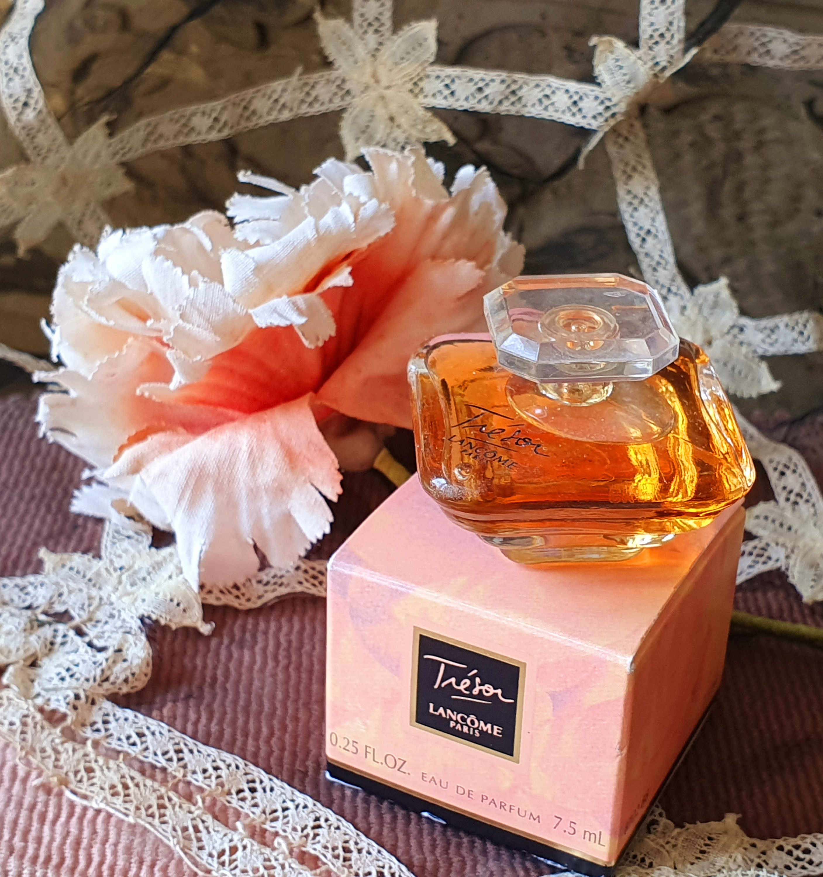 Exquisite Collectable Vintage French LANCÔME Trésor Miniature 7.5