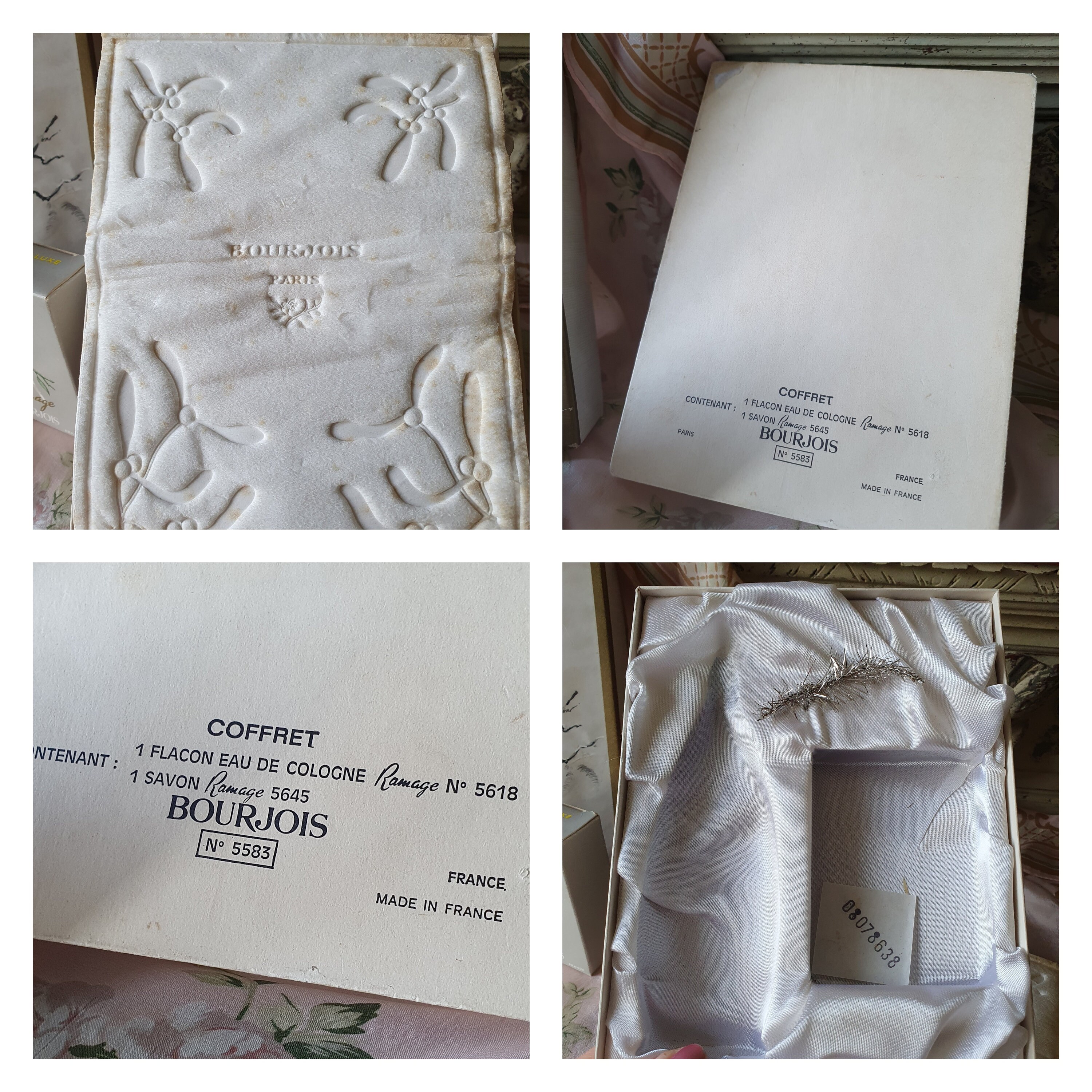 Rare Vintage French BOURJOIS Boxed Coffret Set RAMAGE Bourjois
