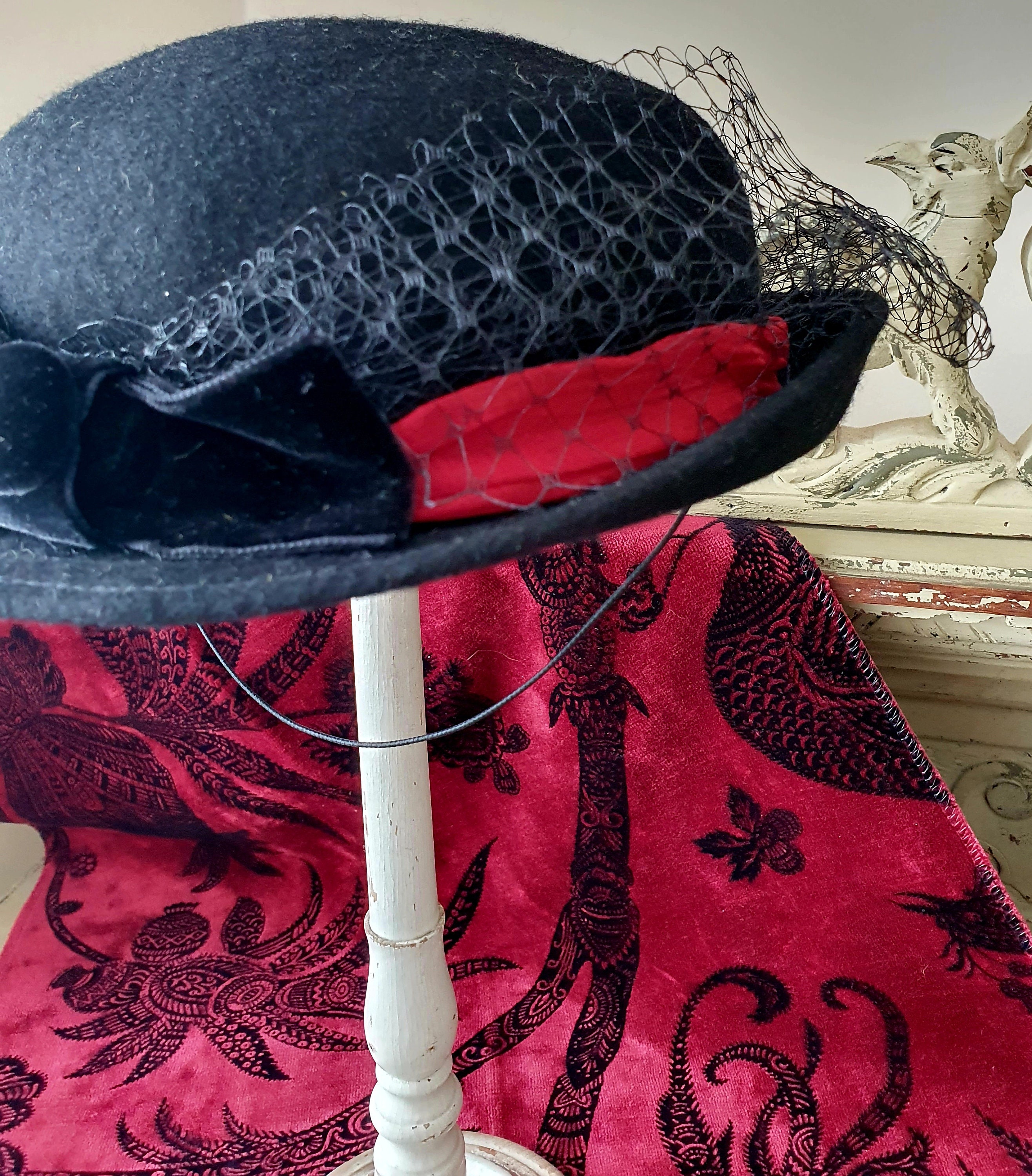 Vintage 1920s B. Forman Co. Riviera Italian Made Black 