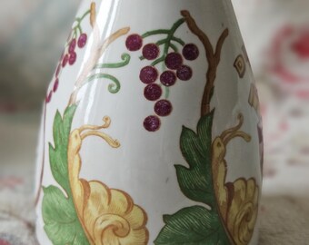 Mustard pot 花柄のマスタードポット　ディジョン　DIJON RARE Antique French DIJON Grey Poupon Mustard Pot-collectable Hand