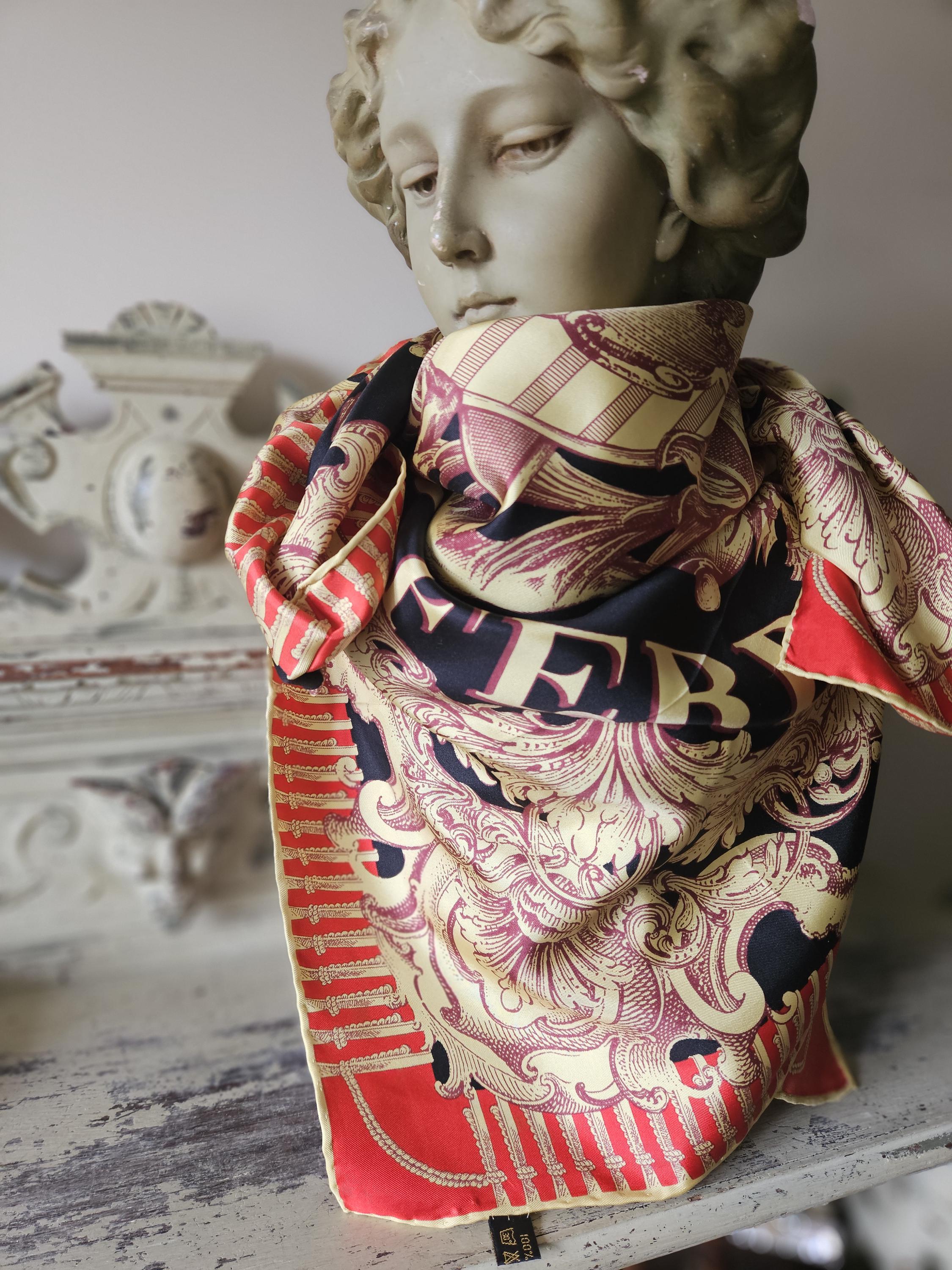 Gianfranco Ferre Silk Scarf - Etsy