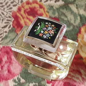 Rare Collectable  FACTICE Vintage French Original Fleurs de Rocaille / Caron DISPLAY ONLY Perfume,c.1930&#39;s -Original Shaped Boudoir Bottle