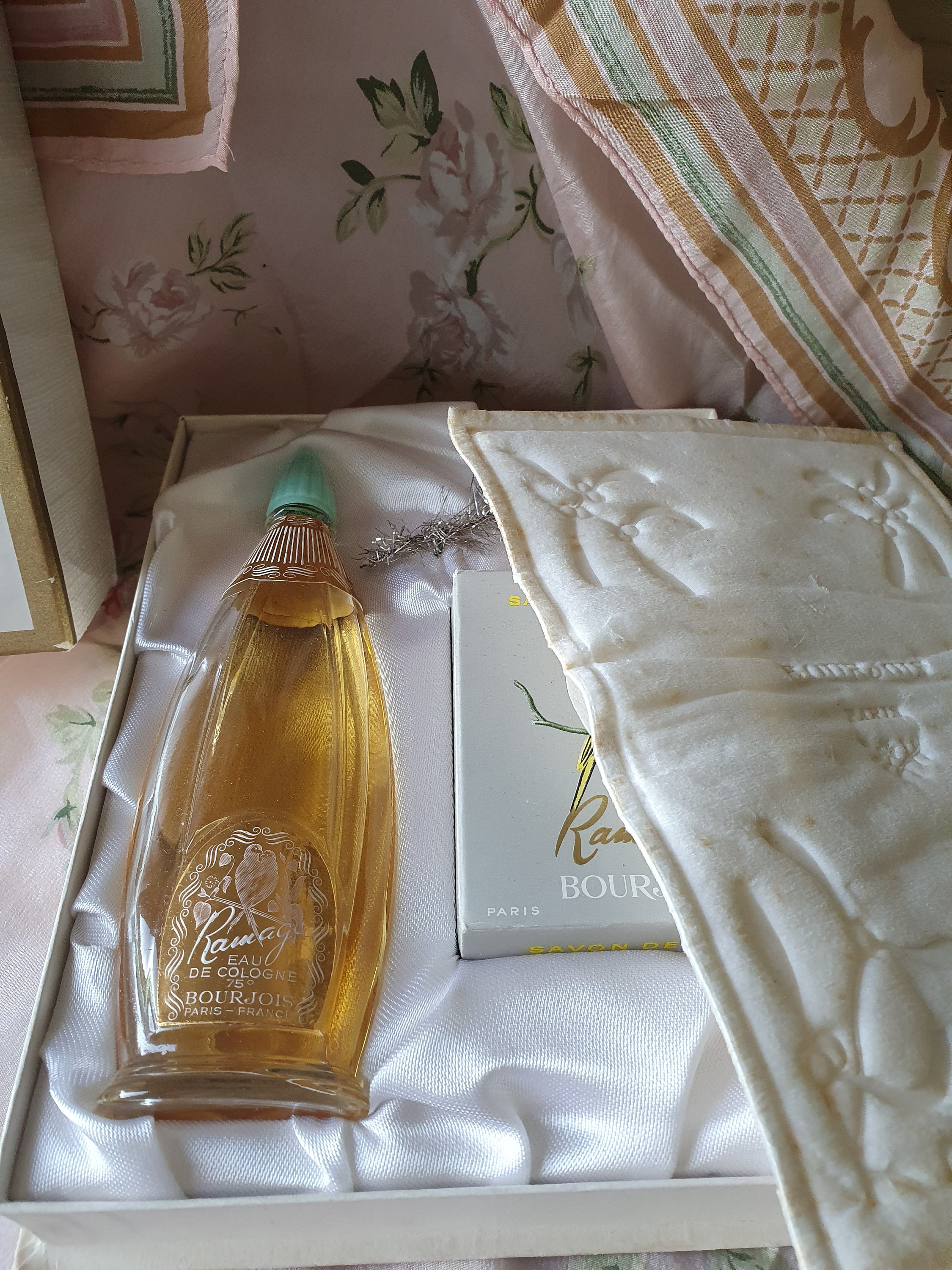 Rare Vintage French BOURJOIS Boxed Coffret Set RAMAGE Bourjois